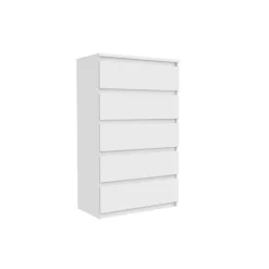Chiffonnier 5T Chelsea blanc