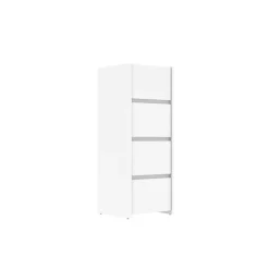 Chiffonnier 4 tiroirs Mosaik blanc ( sur commande )