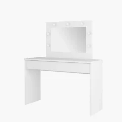 Coiffeuse avec miroir EVA blanc