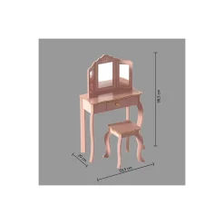 Coiffeuse + tabouret Sissi - 174254