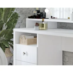 Coiffeuse à 3 tiroirs avec miroir Diva