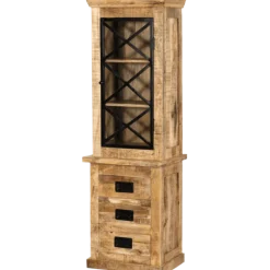 Colonne Barn 009 bois massif mangue