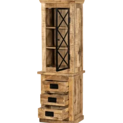 Colonne Barn 009 bois massif mangue
