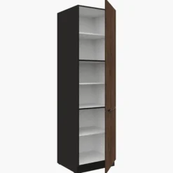Colonne 60 cm rangement Monza Noyer