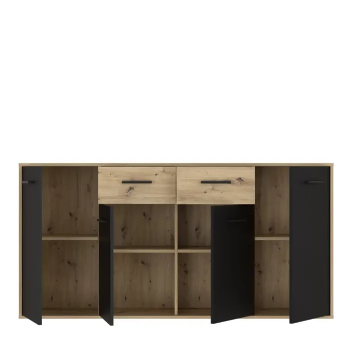 Commode Antuza 4P2T artisan/noir
