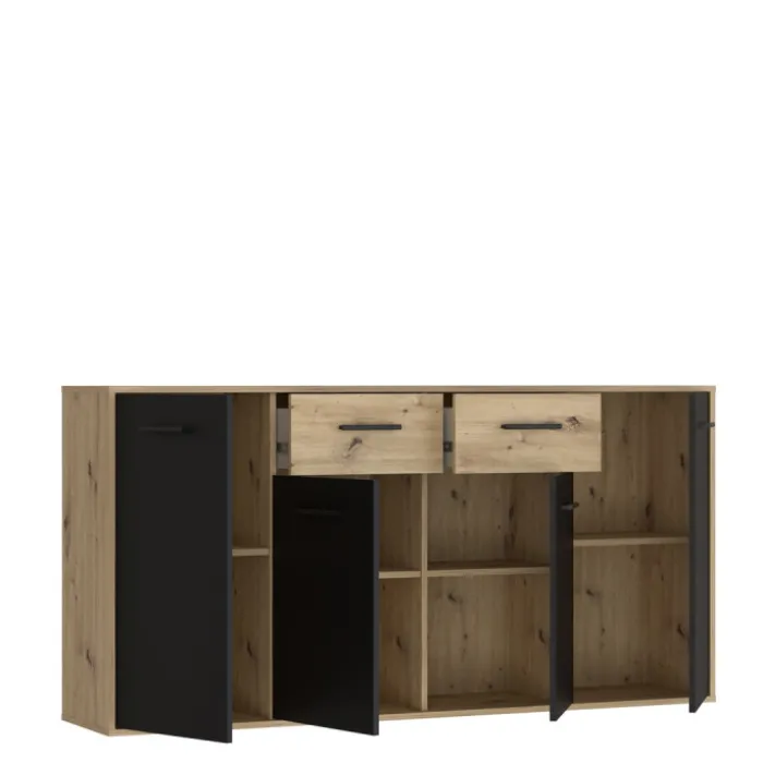 Commode Antuza 4P2T artisan/noir
