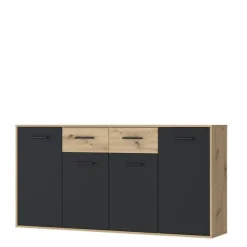 Commode Antuza 4P2T artisan/noir