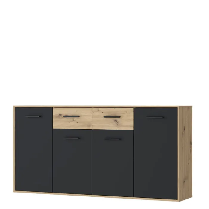 Commode Antuza 4P2T artisan/noir