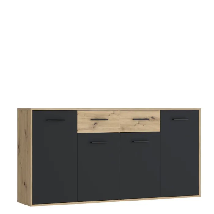 Commode Antuza 4P2T artisan/noir