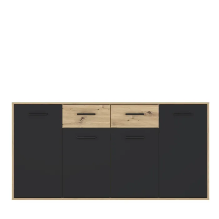 Commode Antuza 4P2T artisan/noir
