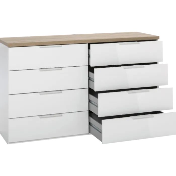 Commode double 4 + 4 tiroirs Mundi