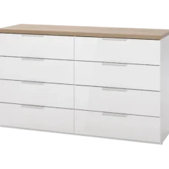 Commode double 4 + 4 tiroirs Mundi