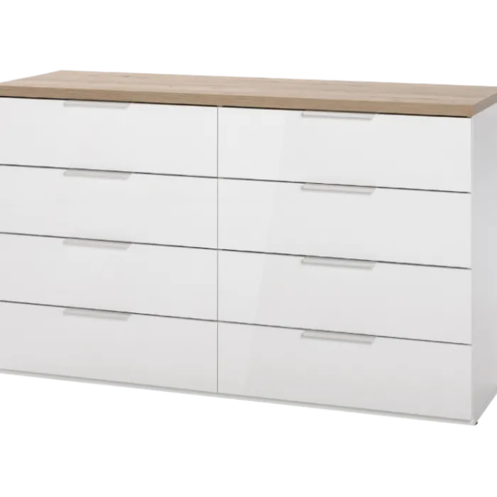 Commode double 4 + 4 tiroirs Mundi