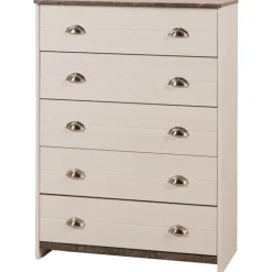 Commode haute 5 tiroirs MH - 4161 arlo
