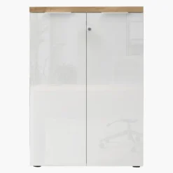 Commode 2 portes Basso - Easy - bianco et cadiz