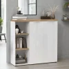Commode 2 portes Easy - bianco et cadiz