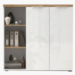 Commode 2 portes Easy - bianco et cadiz