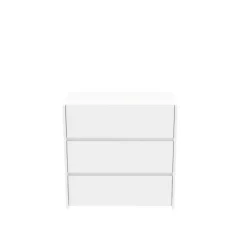 Commode 3 tiroirs Mosaik Blanc ( sur commande )