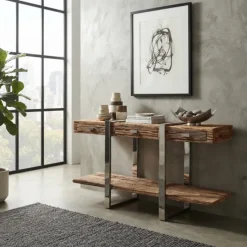 Console Alixia PE-4391 inclus 3 tiroirs