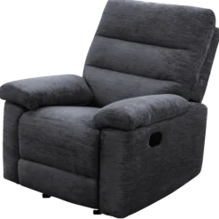 Coral - Fauteuil relax manuel gris foncé