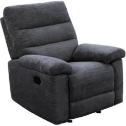 Coral - Fauteuil relax manuel gris foncé