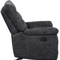 Coral - Fauteuil relax manuel gris foncé
