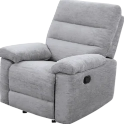 Coral - Fauteuil relax manuel gris clair