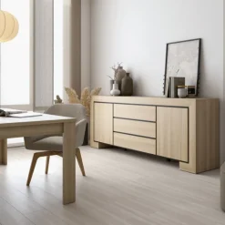 Cuba - Ensemble Dressoir + table ( sans chaises )