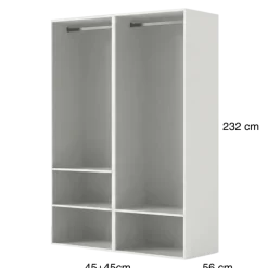 Dressing Casa 90 cm blanc