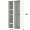 Dressing Casa 120 cm blanc