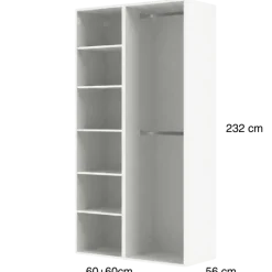 Dressing Casa 120 cm blanc