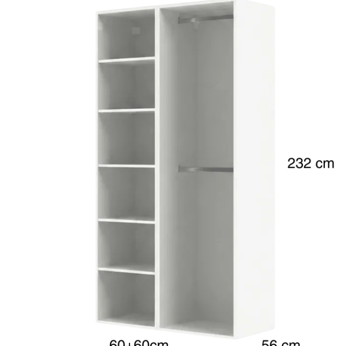 Dressing Casa 120 cm blanc