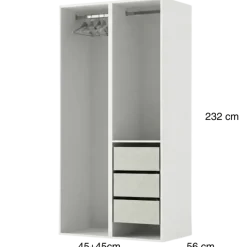 Dressing Casa 90 cm Blanc
