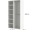 Dressing Casa 90 cm Blanc