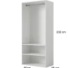 Dressing Casa 90 cm blanc