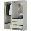 Dressing Casa 105 cm blanc