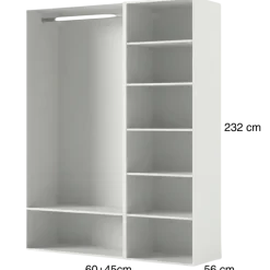 Dressing Casa 105cm Blanc