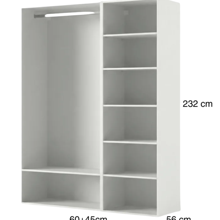 Dressing Casa 105cm Blanc
