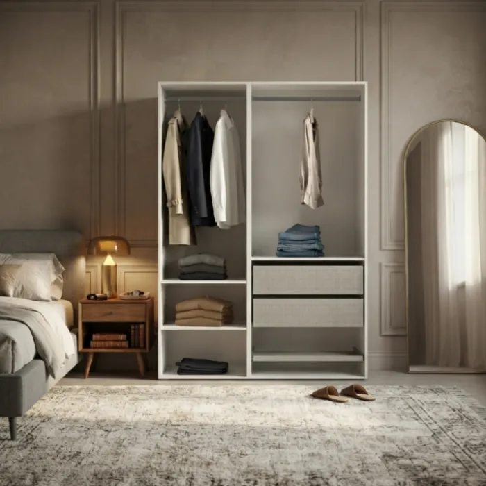 Dressing Casa 105 cm blanc
