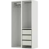 Dressing Casa 120 cm blanc