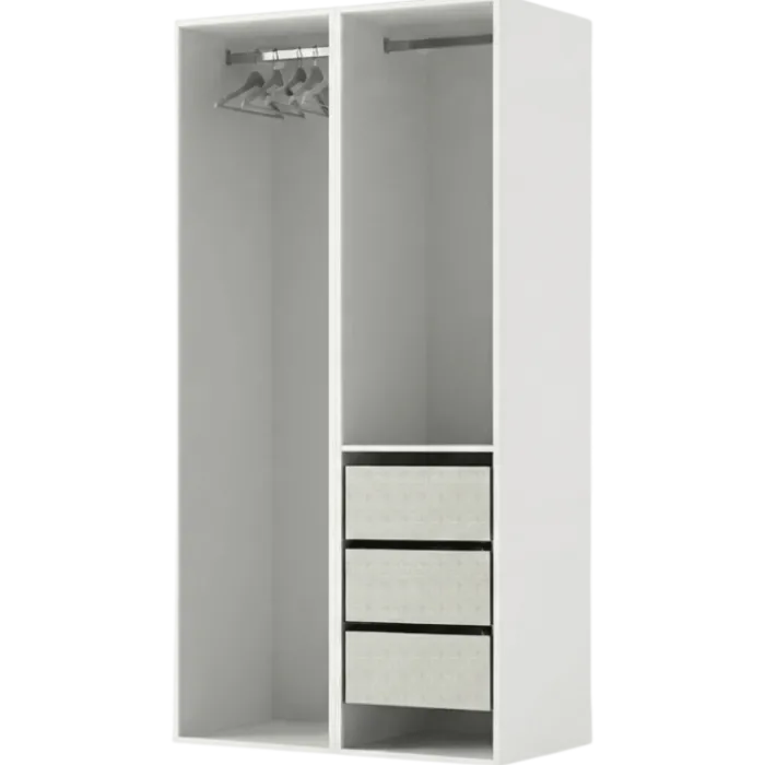 Dressing Casa 120 cm blanc