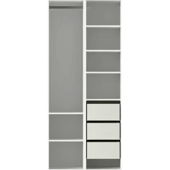 Dressing Casa 120 cm blanc