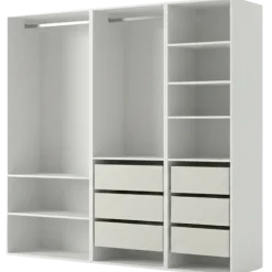 Dressing Casa 210 cm blanc