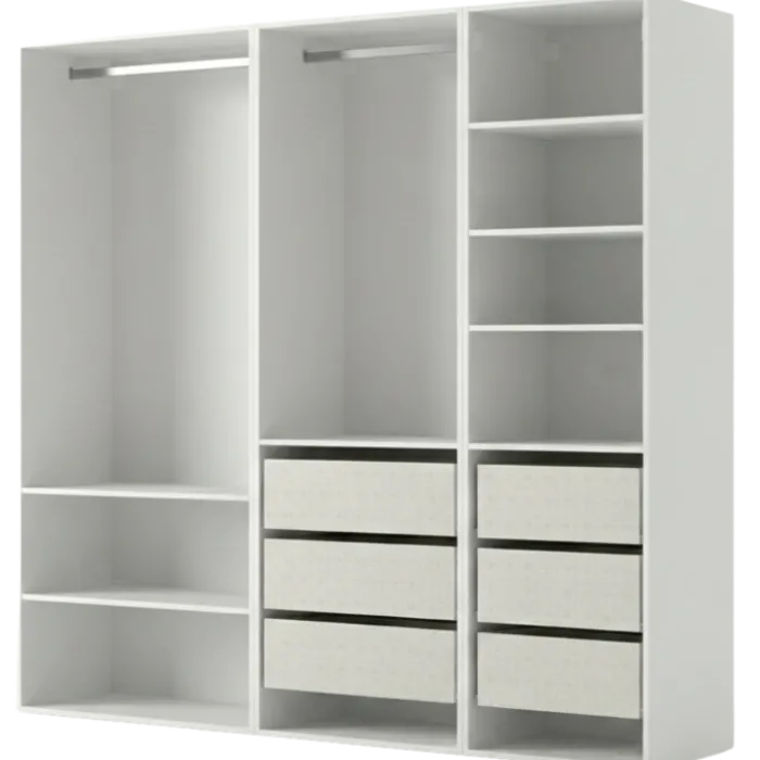 Dressing Casa 210 cm blanc