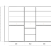Dressing casa 225 cm blanc