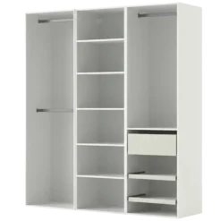 Dressing Casa 135 cm blanc