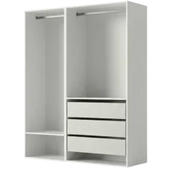 Dressing Casa 135 cm Blanc