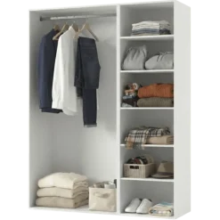 Dressing Casa 135 cm blanc