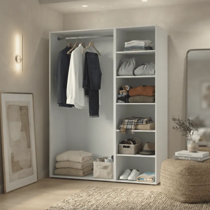 Dressing Casa 135 cm blanc
