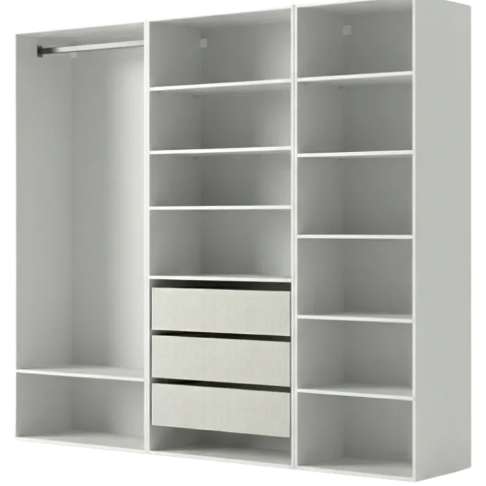 Dressing Casa 195 cm blanc